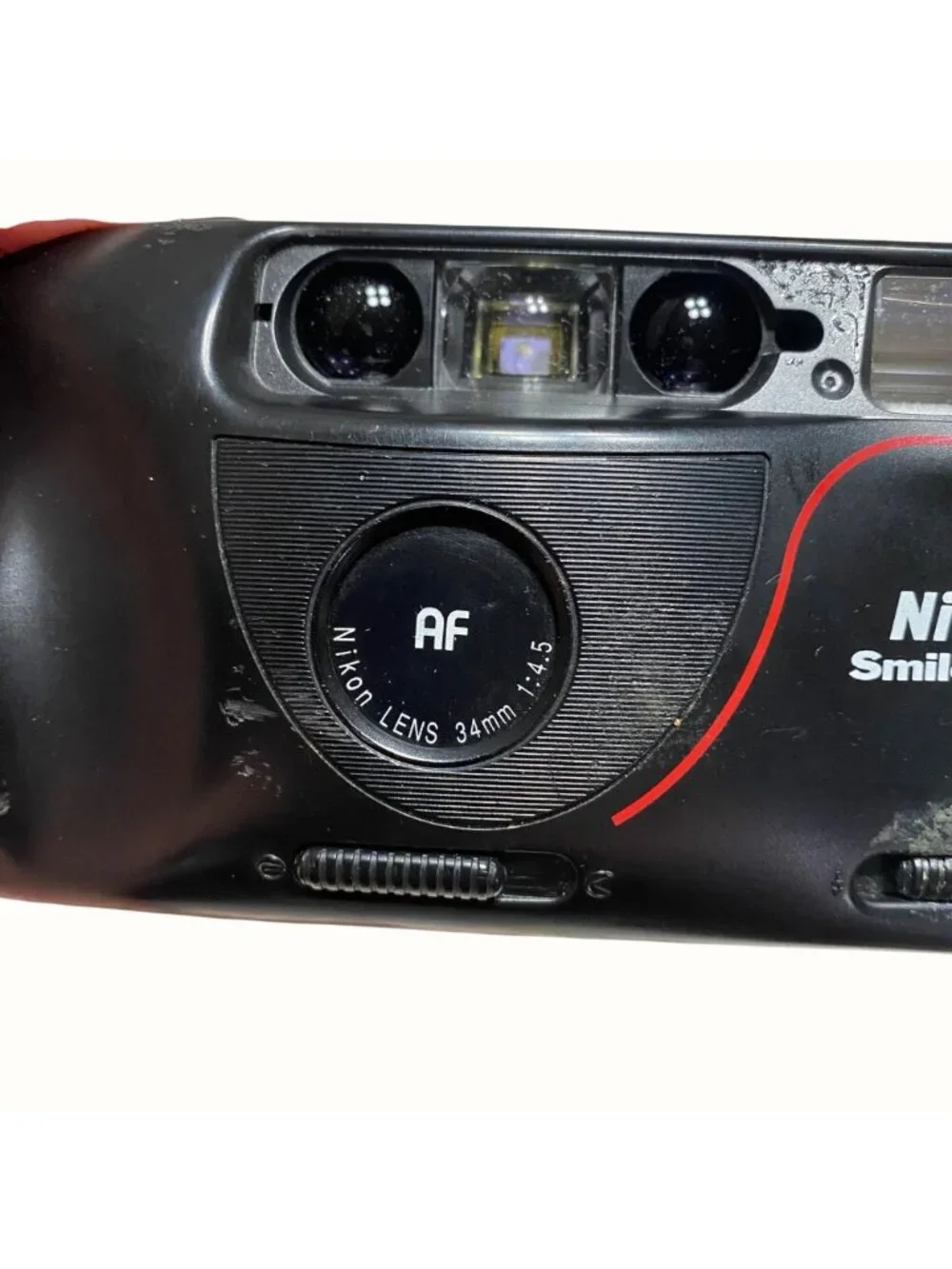 Nikon SmileTaker RF-10 35mm Point-And-Shoot Camera Built-In Flash Untested Parts